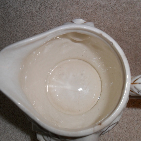 Vintage Basket Weave Ivory Porcelain Creamer Japan - Picture 6 of 8